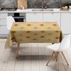Sunburst Tablecloth With Warm Colorful Patterns For Dining Room Decoration Yellow Round Shape Cover Set Decorative Placemat Chai