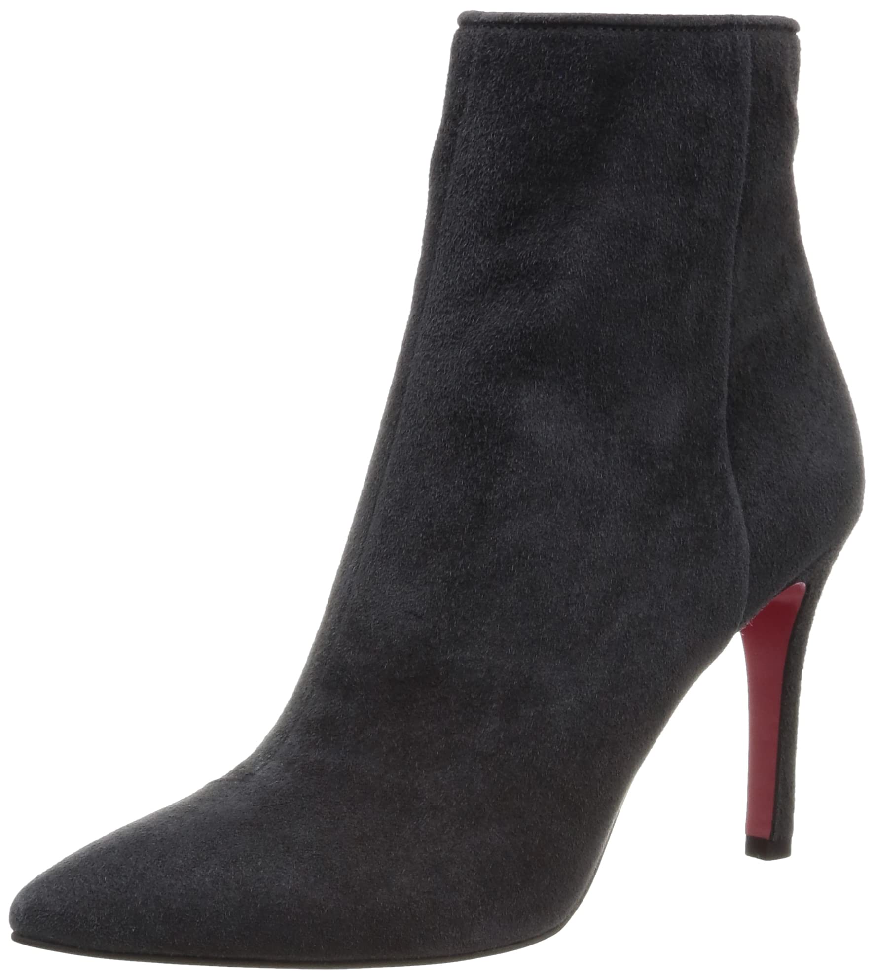 

Двенадцать Модных Цветов Подошвы Короткие Темно-Серые Замшевые [Seven Thirty] Ботинки, Ботинки,