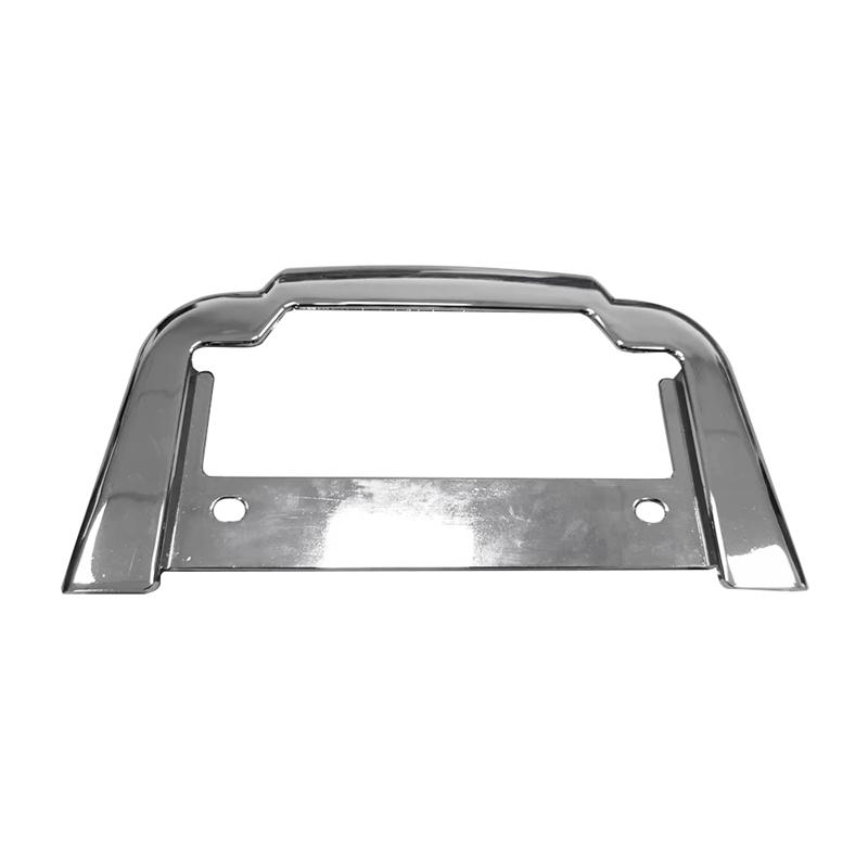 Chrome Rear License Plate Frame Mount Fit For Tri Glide FLHTUTG FLHTCUTG Chrome Silver