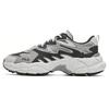 Fern Sneakers Textile, Synthetic Leather Abrasion Resistant Low Top Casual Shoes Men's Raven Gray F12M411106FWL