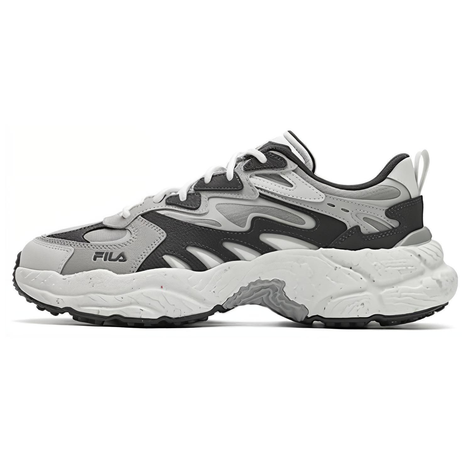 

FILA Fern Sneakers Textile, Synthetic Leather Abrasion Resistant Low top Casual Shoes Men s Raven Gray F12M411106FWL 40