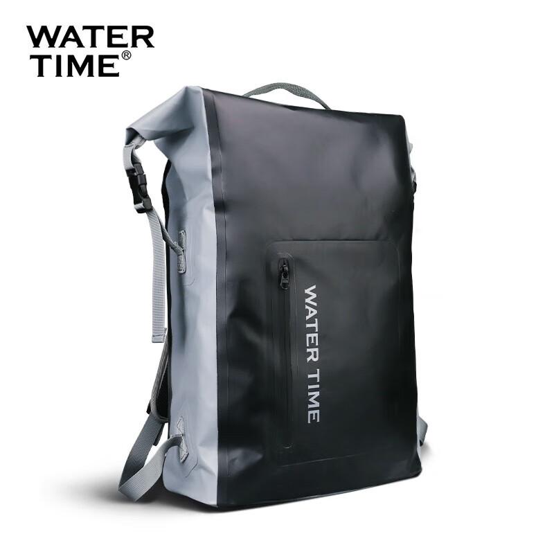 WATERTIME Swimming Bag with Dry And Wet Separation, Waterproof Bag, Multi-Functional Storage Backpack, Black