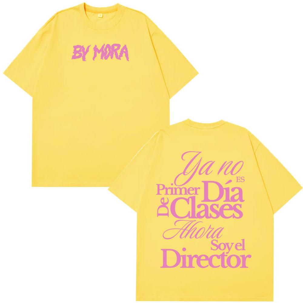 Rapper Mora Doublesided Printed T Shirts Mens Women  Harajuku Tshirt Summer Comfort 100 Vintage Cotton Oversized TShirts
