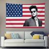 Bruno Mars Printed Tapestry Fan Support Wall Hanging for Party Aesthetic Background Cloth for Bedroom Wall Decor Ideal Fans Gift