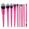 Hot Pink Professional Makeup Brush Kit New Private Label Cosmetic with Custom Logo Face Use