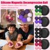 Silicone Magnetic Decompression Ball Children's Magnetic Sensory Ball 6 Pack Magnetic Educational Toys