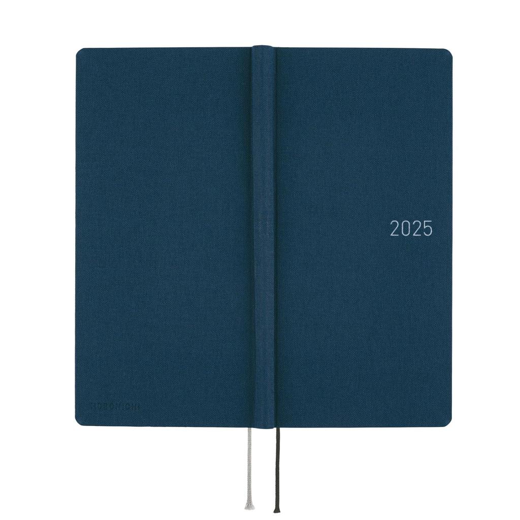 Hobonichi Techo 2025 Weeks Januar-Start Weekly Slim vertikal Farben/Staubkorn Planer, Links,