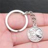 Sun Solar System Planet Keychain for Boys Fashion Vintage Gift for Kids Dainty Vacation Accessory