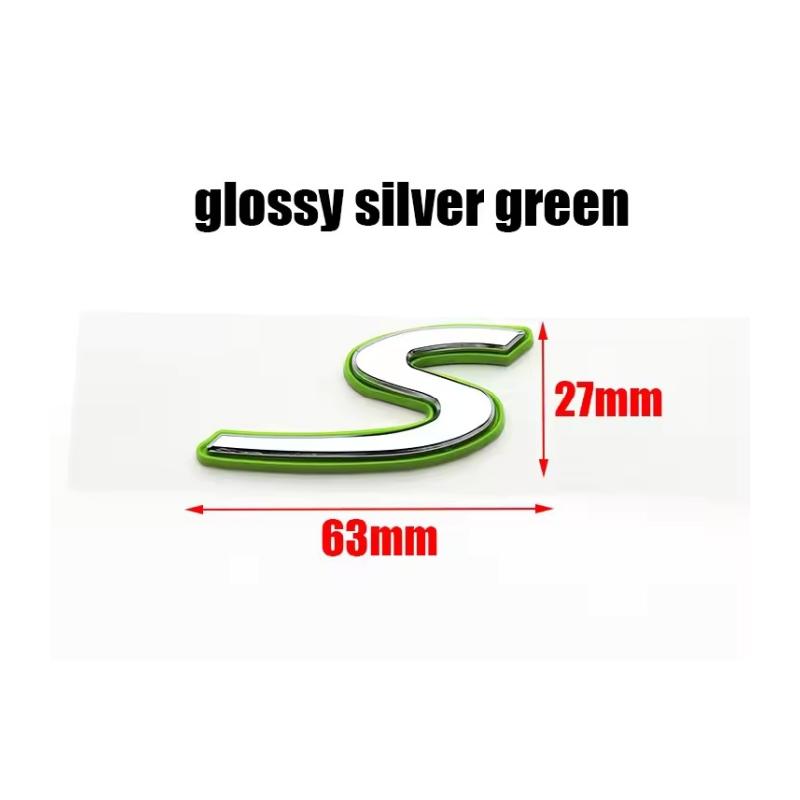 1pcs New 4 S Turbo E Hybrid ABS Car Fender Side Rear Trunk Emblem Badge Sticker Accessories