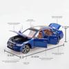 1/24 Benz E-Class E300 L Alloy Car Model Diecast Toy Metal Vehicles High Simulation Sound And Light Pull Back Toy Car Collection Gift