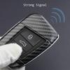 For Volkswagen VW Key Fob Cover, ABS Carbon Fiber Pattern Car Key Case Protector for 2017-2022 2023 VW Atlas Jetta Passat Tiguan Arteon Golf Skoda