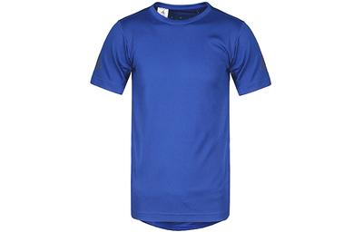 T Shirts Men's Blue Crew Neck Moderate Straight Fit CE0814