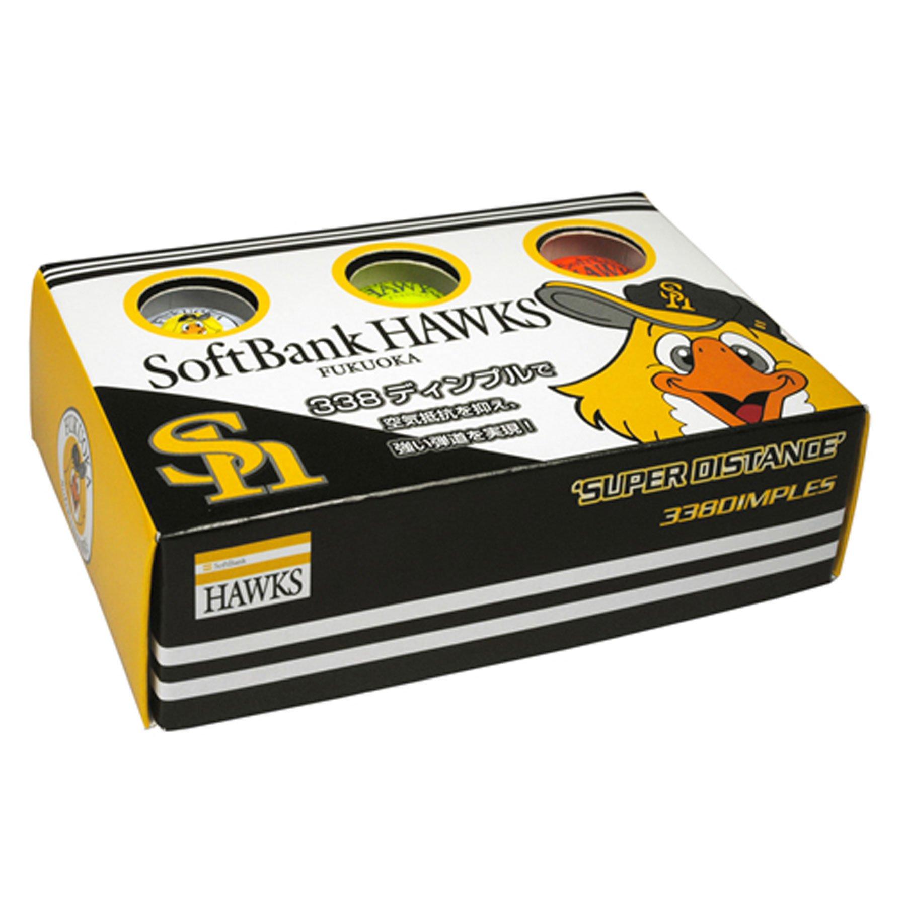 

Мяч для гольфа LEZAX Softbank Hawks 2 шт. Упаковка из 6 штук 3 цвета SBBA-3711