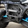 SAUTVS Winch Cover Kit for RZR, Waterproof Silt Proof Front Winch Cover for Polaris RZR XP/XP 4 1000 Turbo Trail 2019-2023 Accessories (Replace