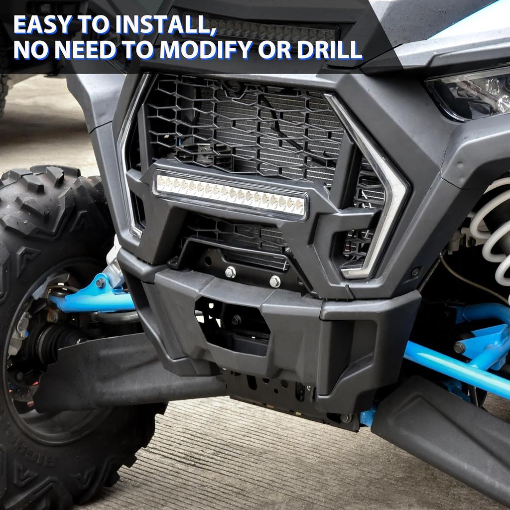 SAUTVS Winch Cover Kit for RZR, Waterproof Silt Proof Front Winch Cover for Polaris RZR XP/XP 4 1000 Turbo Trail 2019-2023 Accessories (Replace