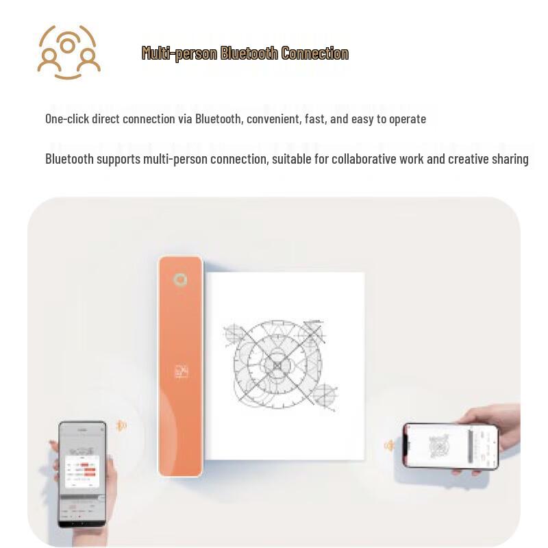 HPRT MT666 Portable A4 Bluetooth Printer CN Plug (adapter Included)