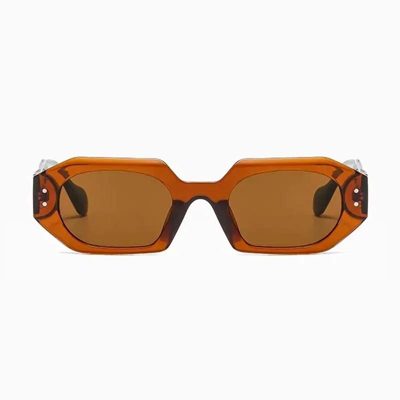 Gafas de Sol de Moda Mujer Hombre Cuadradas Plástico Vintage Elegantes Sobredimensionadas Señora Gafas de Sol Retro Vacaciones