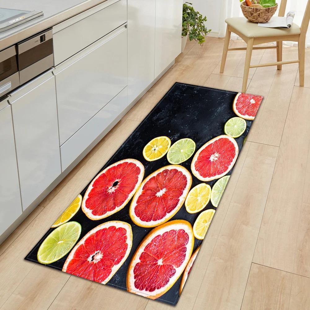 Fruit Pattern Home Kitchen Floor Mat Door Decoration Floor Mat