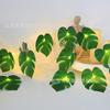 Monstera Leaf String Lights, Simulated Leaf Ambient Lights, Festive Decoration Lights