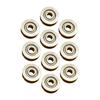 10PCS V623ZZ Sliding Rollers Bearing Groove Round Bottom Track Pulley Bearing for Carbon Steel Equipment Parts