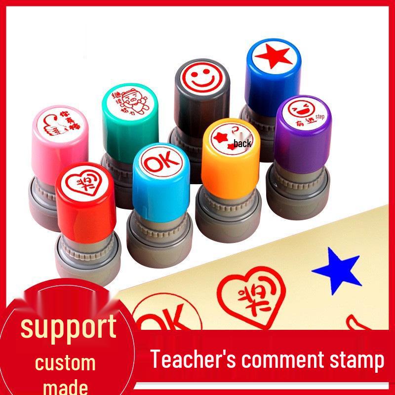 Фоточувствительный Семицветный Штамп-Животное Бабочка для Дневников и Детского Сада жёлтый