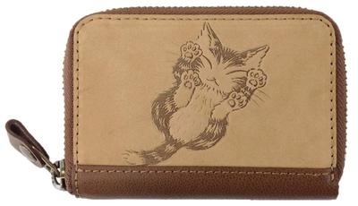 WACHIFIELD Dayan Echtes Leder Nyan Q Kartenetui