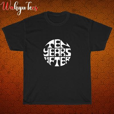 Neu!  Ten Years After Alvin Logo Schwarz Grau Marineblau Weiß Größe S-5XL Unisex T-Shirt