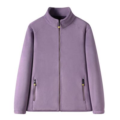 Jachetă din fleece pentru exterior, caldă și rezistentă la vânt, jachetă sport pentru drumeții și timp liber pentru femei