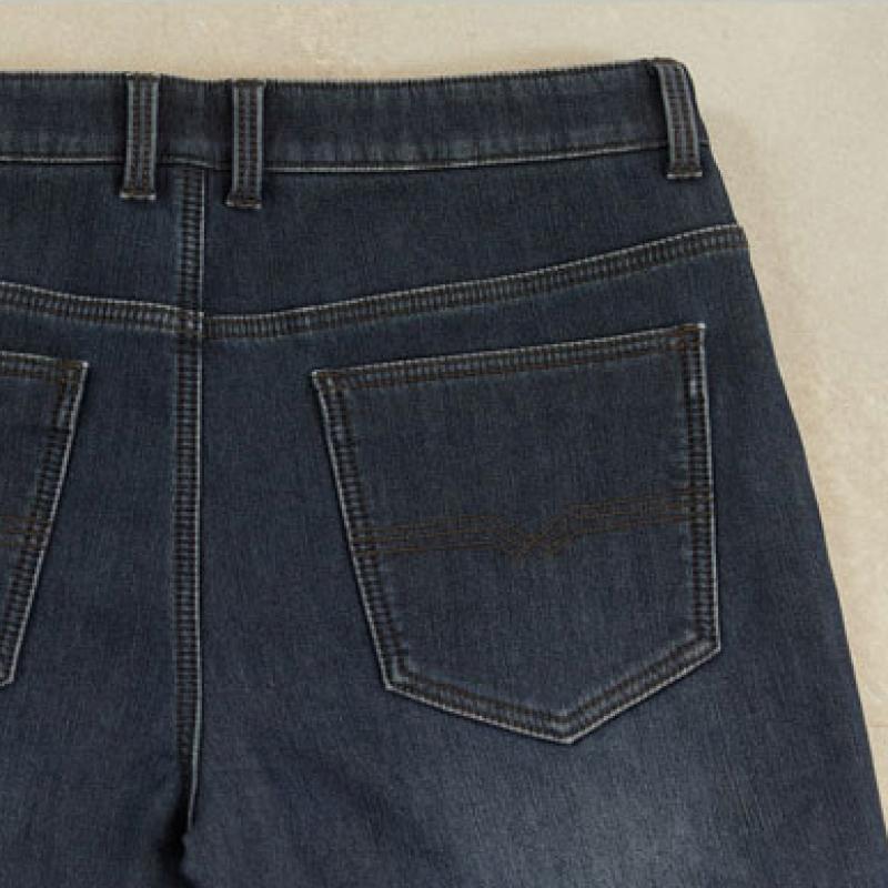 Bang Bang Men S Lycra Fleece Bonded Denim 1+1
