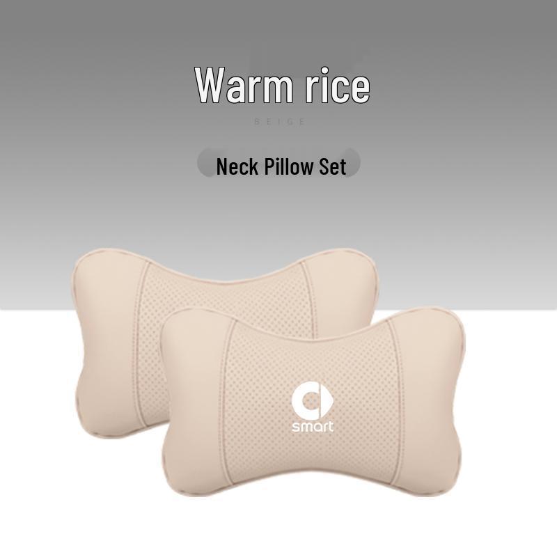 Mercedes Smart Car Headrest & Lumbar Support Cushion: Neck Protection & Hugging Pillow for Elf 1 Fortwo.