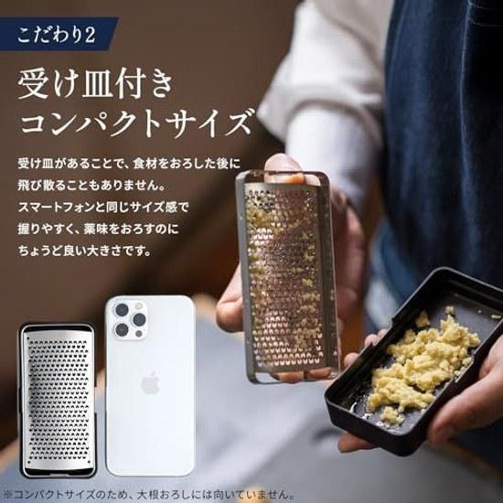 Iidaya Everoroshi (Made Japan Replaceable Blade Type Stainless Steel) Good Design Award Winner (Cheese Ginger Lemon Garlic) Professional Use Handheld