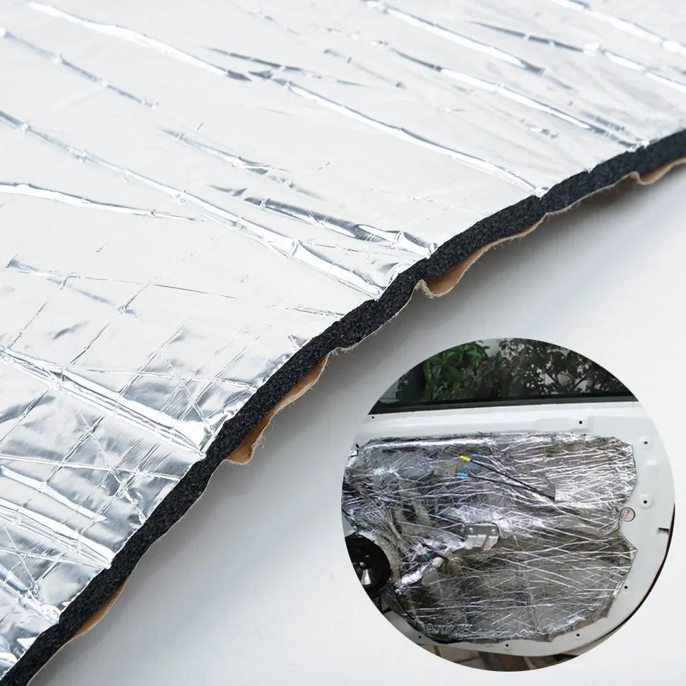 Bilar Brandsäker Värme- Och Ljudisolering Kuddar 25x50cm Akustisk Värmematta Ljudisolerade Väggpaneler Ljudreduceringsmattor