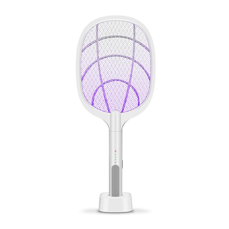 Rechargeable 2-in-1 Electric Mosquito and Fly Swatter with Lithium Battery and Automatic Charging
