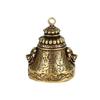 Factory Direct Supply Retro Metal Pure Brass Bell Ethnic Wind Chime Crisp Doorbell Double-sided Pendant