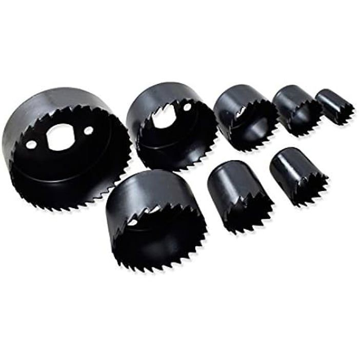 Hole Saw Set - Ferrestock - FSKCOR001 - 11 Pieces - Metal - For Wood, Plasterboard, PVC