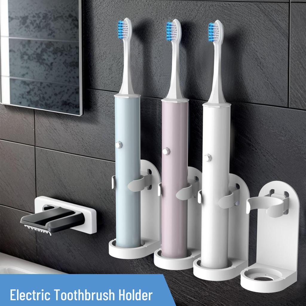 Universal Suction Wall Electric Toothbrush Holder for Adults & Children
