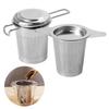 Stainless Steel Tea Infuser Double Wing Handles Fit Most Mugs Cups Extra Fine Mesh for Loose Tea Travel Portable Use