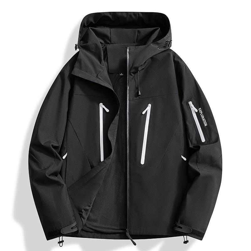 Unisex Waterproof Hooded Hiking Jacket for Autumn & Winter S