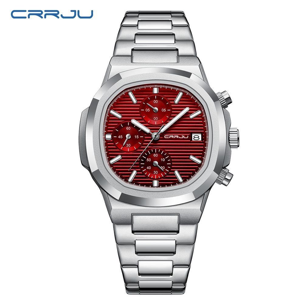 Luxury Man Watch Business Waterproof Male Clock Luminous Date Stainless Steel Square Quartz Men Watch reloj hombre