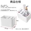 YMJOGGUE Umbrella Stand, Holds 10 Umbrellas, Umbrella Storage, Detachable Water Tray, Compact, Entryway Storage, Indoor Use (White)