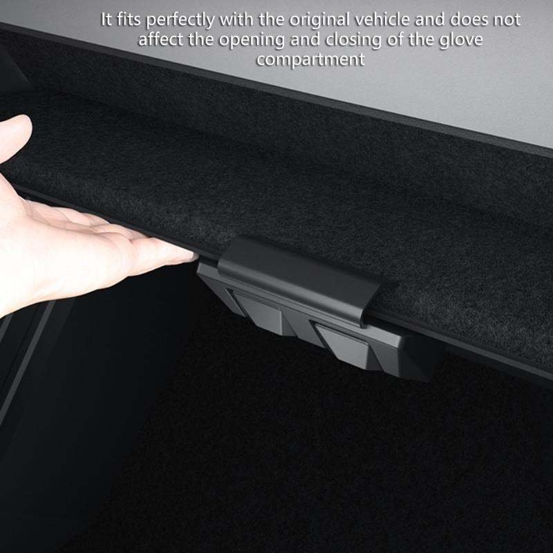 Invisible Glovebox Storage Hooks ABS Glovebox Lid Hook Hanger Seamless Integration Car Interior Organizer