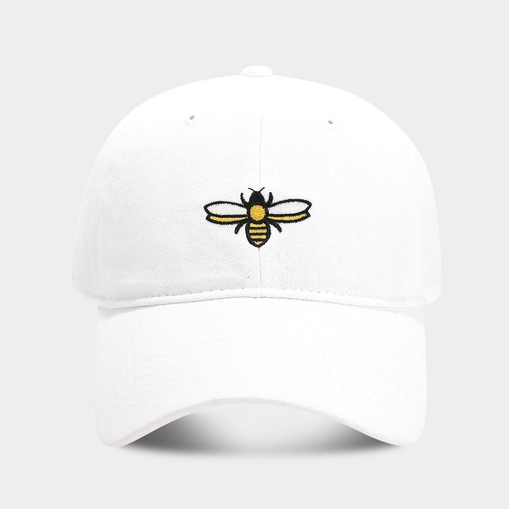 Cotton Bees Embroidered Baseball Cap With Sun Protection For Outdoor Activities
