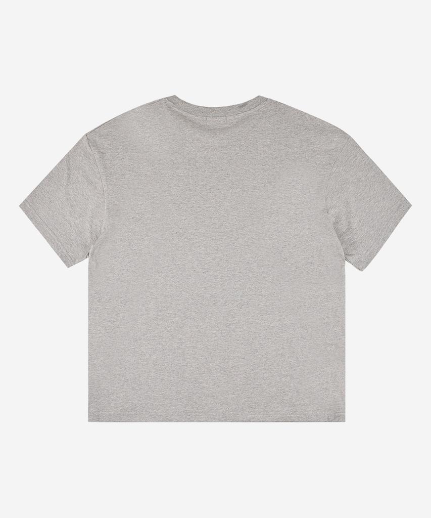 Nodi Signal Star Horse Crop Tee Melange Gray
