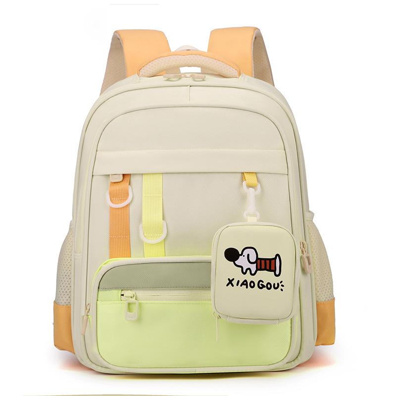 Junior high school student schoolbag third to sixth grade lightweight primary school girl high-value simple waterproof large-capacity backpack
