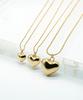 Bonbeau Volume Heart Point Gold Necklace 9Mm 15Mm 20Mm