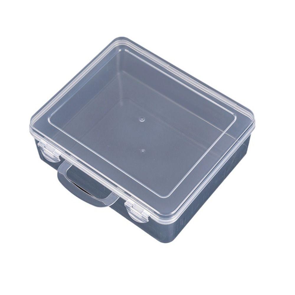 Transparent Jewelry Beads Container Square Small Items Case Hot Storage Box  Power Tools Holder