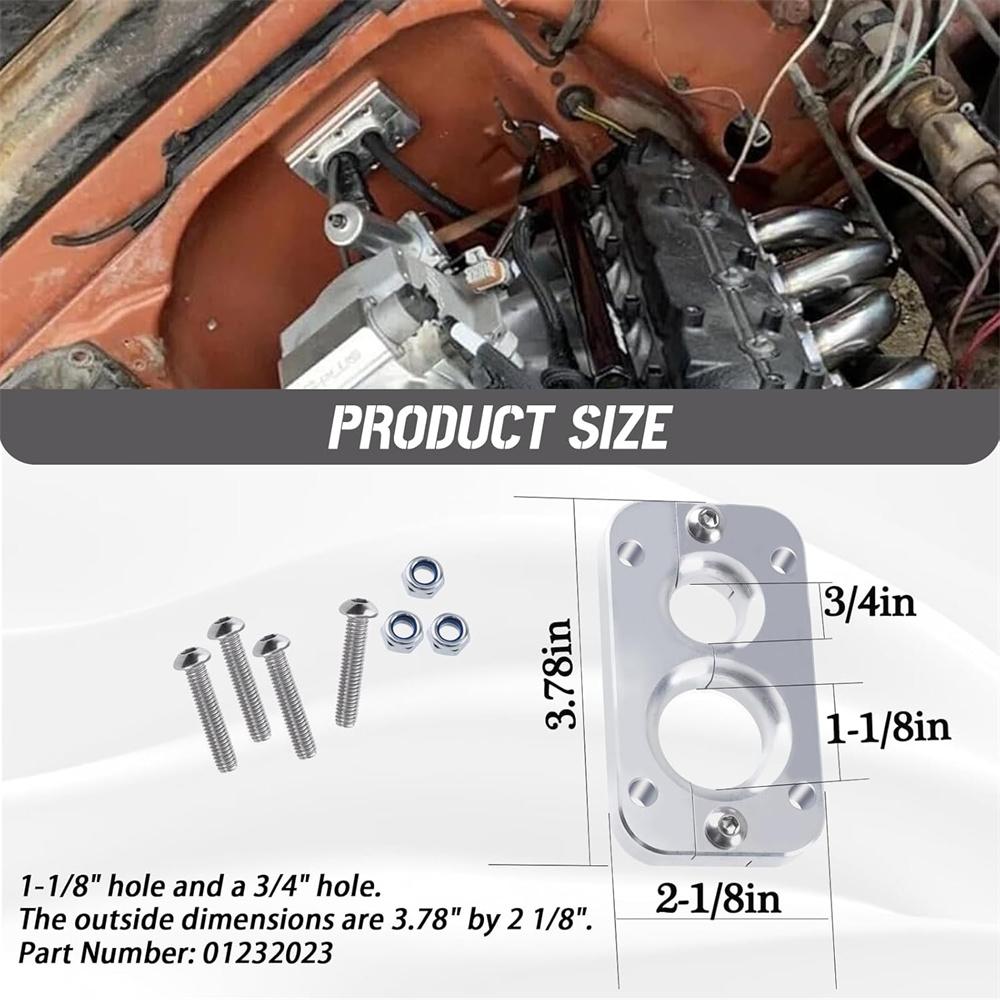 01232023 Firewall Pass Through Bracket - Eliminates Gromet