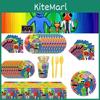 Non-toxic Rainbow Friends Party Supplies Tableware For Safe And Enjoyable Occasions