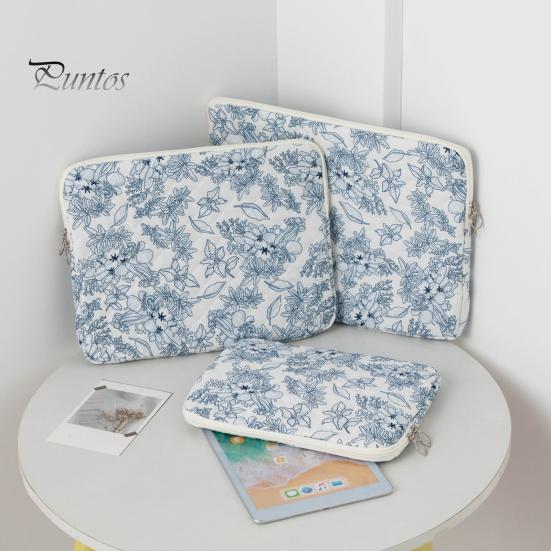 11/13/15-Zoll-Laptoptasche mit Blumendruck, Notebookhülle, Reißverschluss, stoßfeste Laptop-Tragetasche, Aufbewahrungstasche