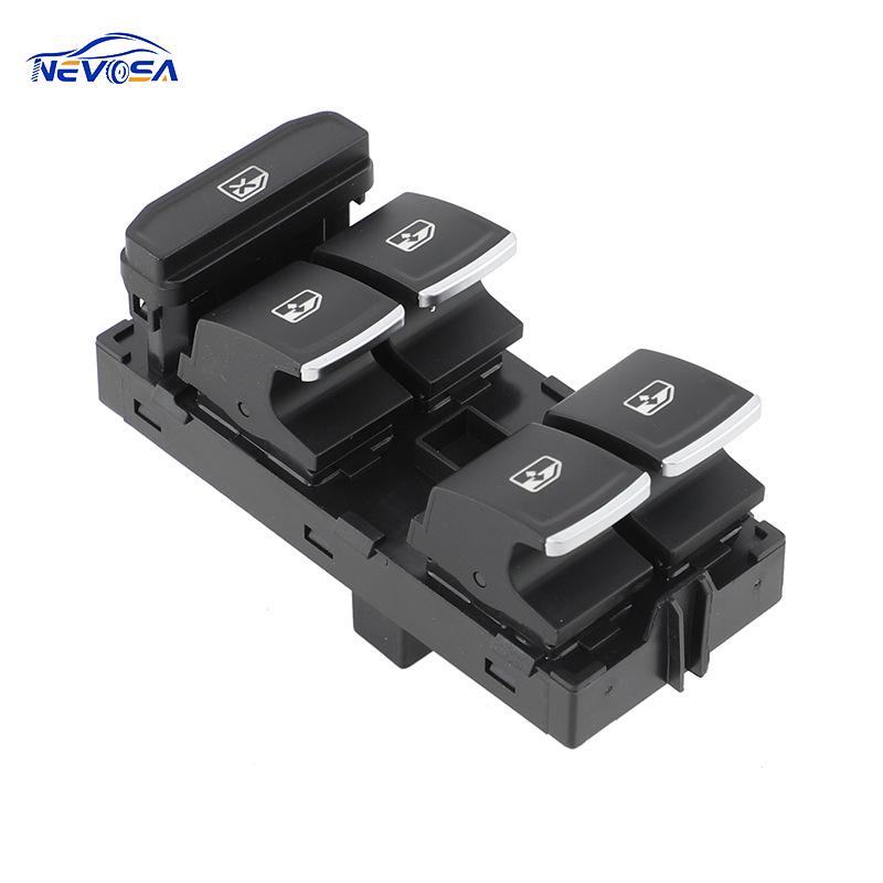 5E0959857 / 5ED959857: Compatible Window Regulator Switch for Volkswagen Skoda New Octavia (15 models). Electric